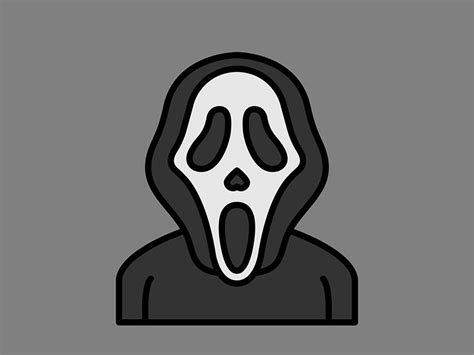 Horror Movie Characters - Ghostface | Scary drawings, Movie character ...