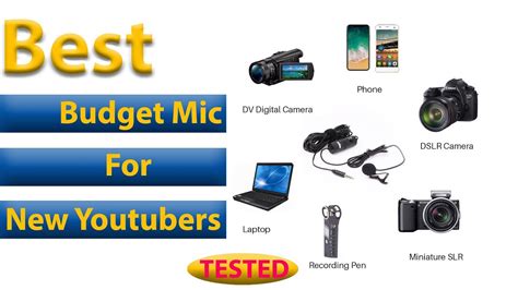 Best budget mic or microphone for new youtubers and vloggers - YouTube