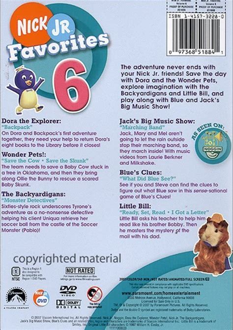 Nick Jr. Favorites: Volume 6 (DVD 2007) | DVD Empire