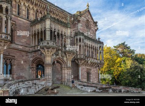 Comillas, Palace of Sobrellano, Cantabria, Spain, Europe Stock Photo - Alamy