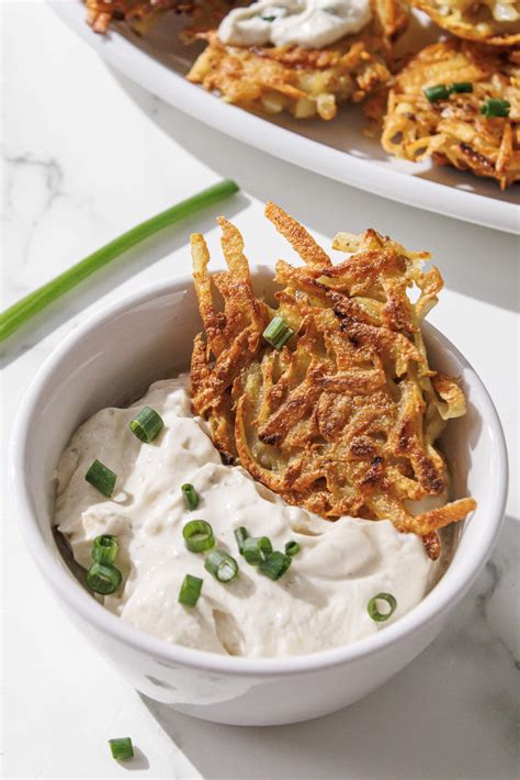 Easy Vegan Latkes - HealthyGirl Kitchen