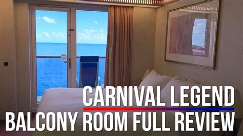 Carnival Legend - Balcony Room (Room 5194) - Full Review - YouTube