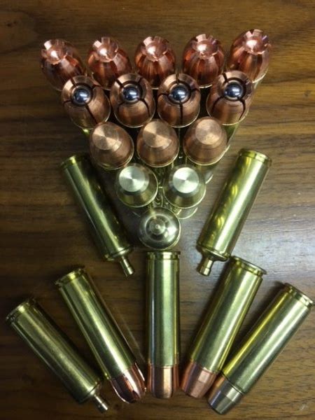 20 x .500 S&W 400gr Single Metal Hollow Point Fluted Boat Tail Brass – Advanced Shooting Products