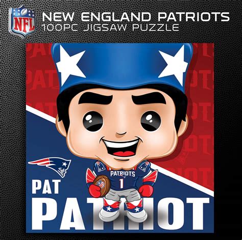 New England Patriots NFL Mascot , 100 Pieces, MasterPieces | Puzzle ...