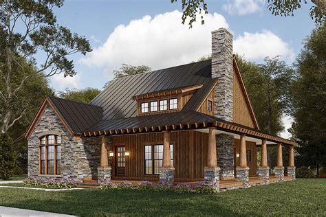 Plan 70682MK: Rustic House Plan with Vaulted Ceiling and Optional Garage - 2006 Sq Ft | Mountain ...