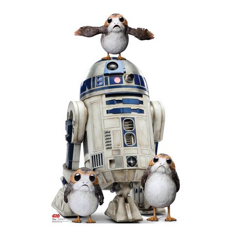 Advanced Graphics Porgs Star Wars VIII the Last Jedi Standup | Wayfair