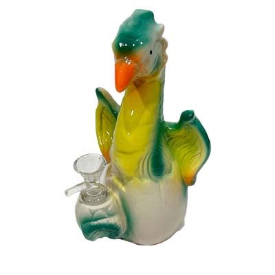 Ceramic Water Pipe Dragon Bubbler | Inhale World