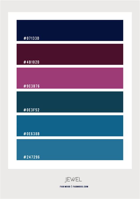 Jewel Tones Colour Combo – Colour Palette #96 1 - Fab Mood | Wedding ...