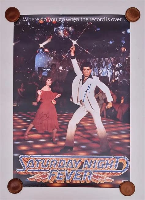 "Saturday Night Fever" Autographed Poster - YourPremierMemorabilia