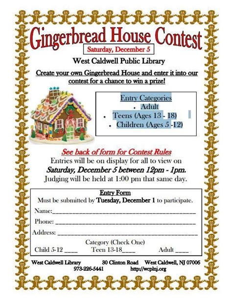 Gingerbread house jack: Gingerbread House Judging Categories