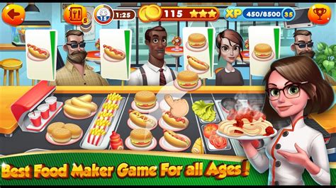 Cooking Games Chef Burger Food Kitchen Restaurant / Children / Baby / Android Gameplay Video ...