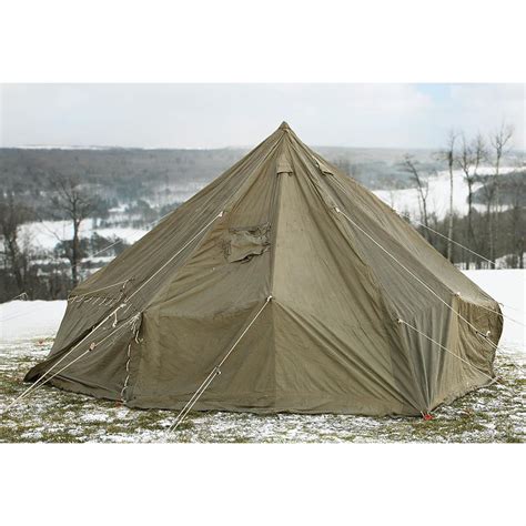 Used 10 - man U.S. Military Arctic Tent, Olive Drab - 149717, Tents ...