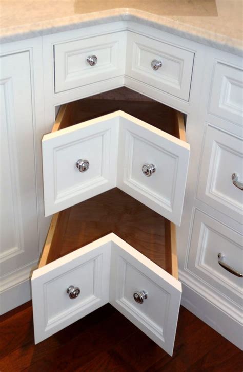 5 Lazy Susan Alternatives | Corner kitchen cabinet, Corner drawers ...