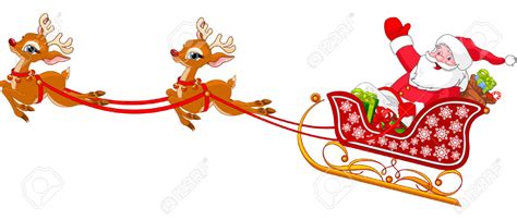 santa and sleigh clipart - Clipground