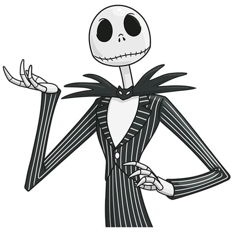 How to Draw Jack Skellington from the Nightmare before Christmas in a ...