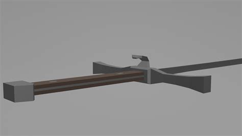 3D kriegsmesser sword - TurboSquid 1664938