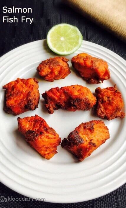 Salmon fish fry Recipe for Toddlers and Kids | Fish Recipes