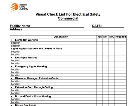 3 Free Facility Maintenance Checklist Templates - Word Excel Formats