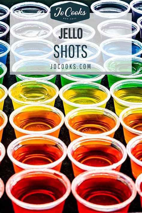 Jello Shots - Jo Cooks