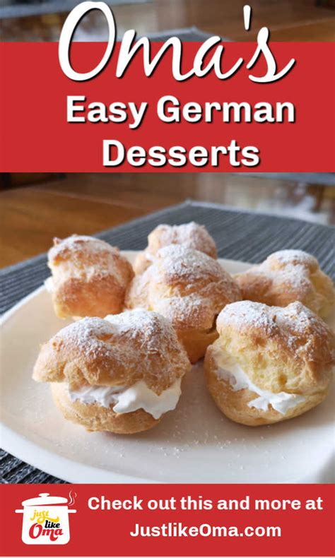 Easy German Desserts made Just like Oma