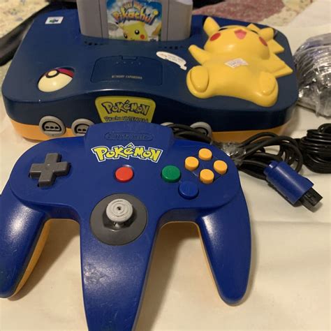 Nintendo 64 Pikachu Pokemon Console System N64 100% Authentic USA SYSTEM NUS 101 Values - MAVIN