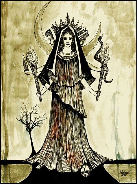 Hekate . The Goddess with three faces . by HeartySpades on DeviantArt