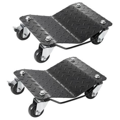 VEVOR Wheel Dolly, 3000 lbs/1360 kg Car Dollies, Wheel Dolly Car Tire Stake Set of 2 Piece ...