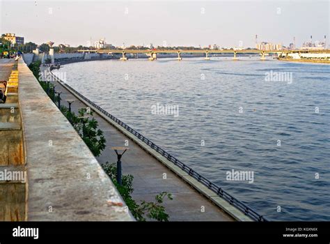 Sabarmati riverfront, Ahmedabad, Gujarat, India, Asia Stock Photo - Alamy