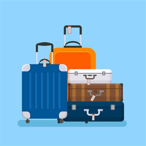 Luggages Vector 215825 Vector Art at Vecteezy