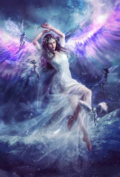 Download Beautiful Angels Fantasy Aesthetic Wallpaper | Wallpapers.com