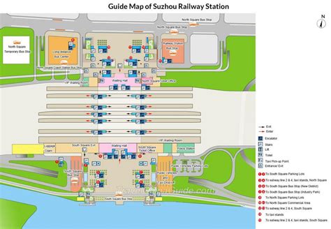 Beijing south railway station map - Map of Beijing south railway station (China)