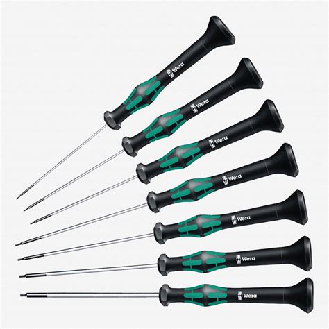 Wera 345273 Kraftform Micro Hex Metric Precision Screwdriver Set ...