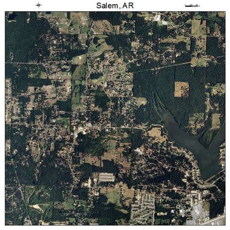 Aerial Photography Map of Salem, AR Arkansas