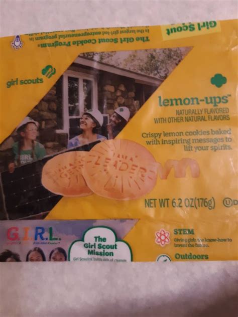 Girl Scout lemon up cookies | Etsy