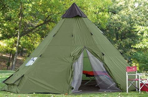 Large Camping Tent 6 Person Family Teepee Out… « Cool Camping Gear