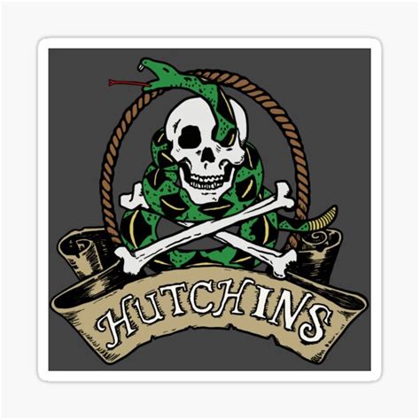 "Hutchins In Color" Sticker by nevernotamanda | Redbubble