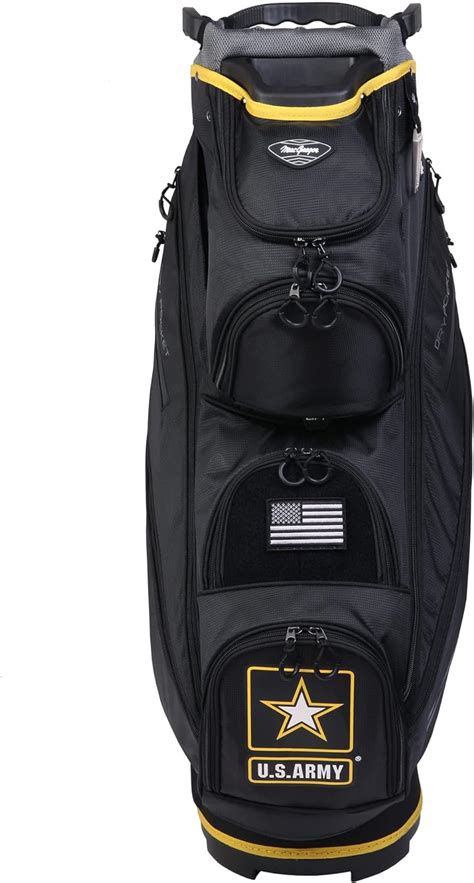 MacGregor Golf Deluxe US Army Licensed 14-Way Cart Bag - Black - Prep Sportswear