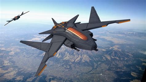 Sci Fi Fighter Jet 3d Max