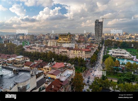 The Colorful Capital City of Albania, Tirana Stock Photo - Alamy