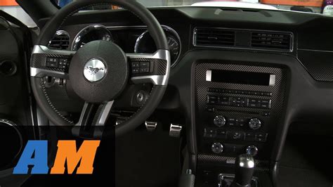 Mustang Carbon Fiber Dash Overlay Kit (10-14 All) Review - YouTube