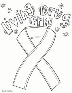 Drug Awareness Week Coloring Pages