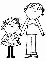 Charlie And Lola sketch template