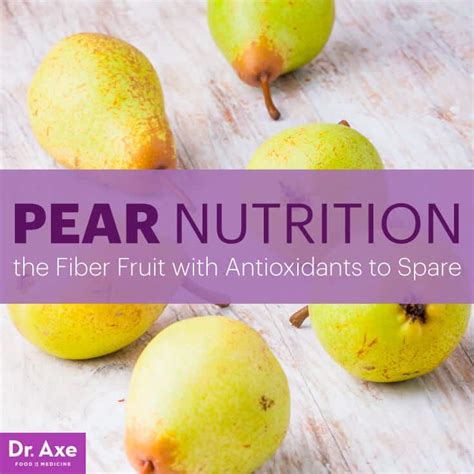 Pear Nutrition – Surprising Immune & Antioxidant Benefits