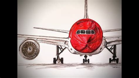 Boeing 787,Norwegian Air, Drawing timelapse/ | Norwegian air, Plane drawing, Drawings