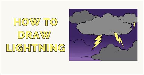 How to Draw Lightning – Really Easy Drawing Tutorial