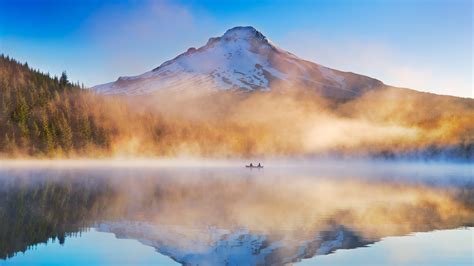 Trillium Lake – Bing Wallpaper Download