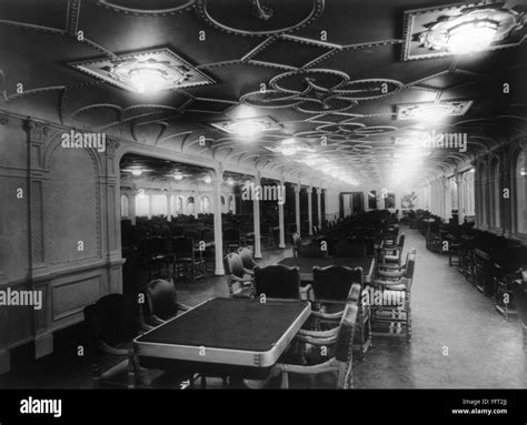 RMS OLYMPIC, c1911. /nThe interior of the 1st class dining room on board the RMS 'Olympic' ocean ...