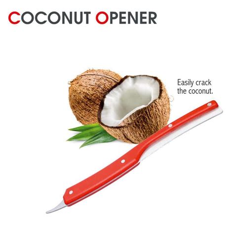 Coconut Opener Tool Double-Ended Coconut Knife