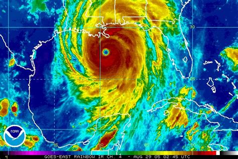 Hurricane Katrina Radar Map