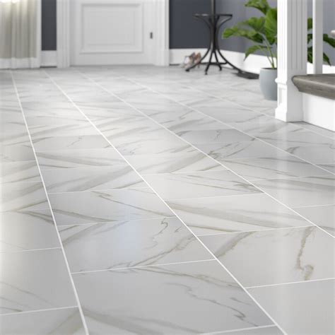 MSI Pietra Calacatta 12" x 12" Porcelain Field Tile in White & Reviews | Wayfair